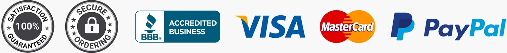 Secure checkout and accepted payment methods