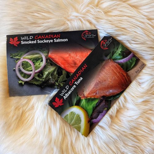 Smoked Sockeye Salmon and Smoked Tuna