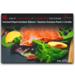 Maple glazed sockeye salmon