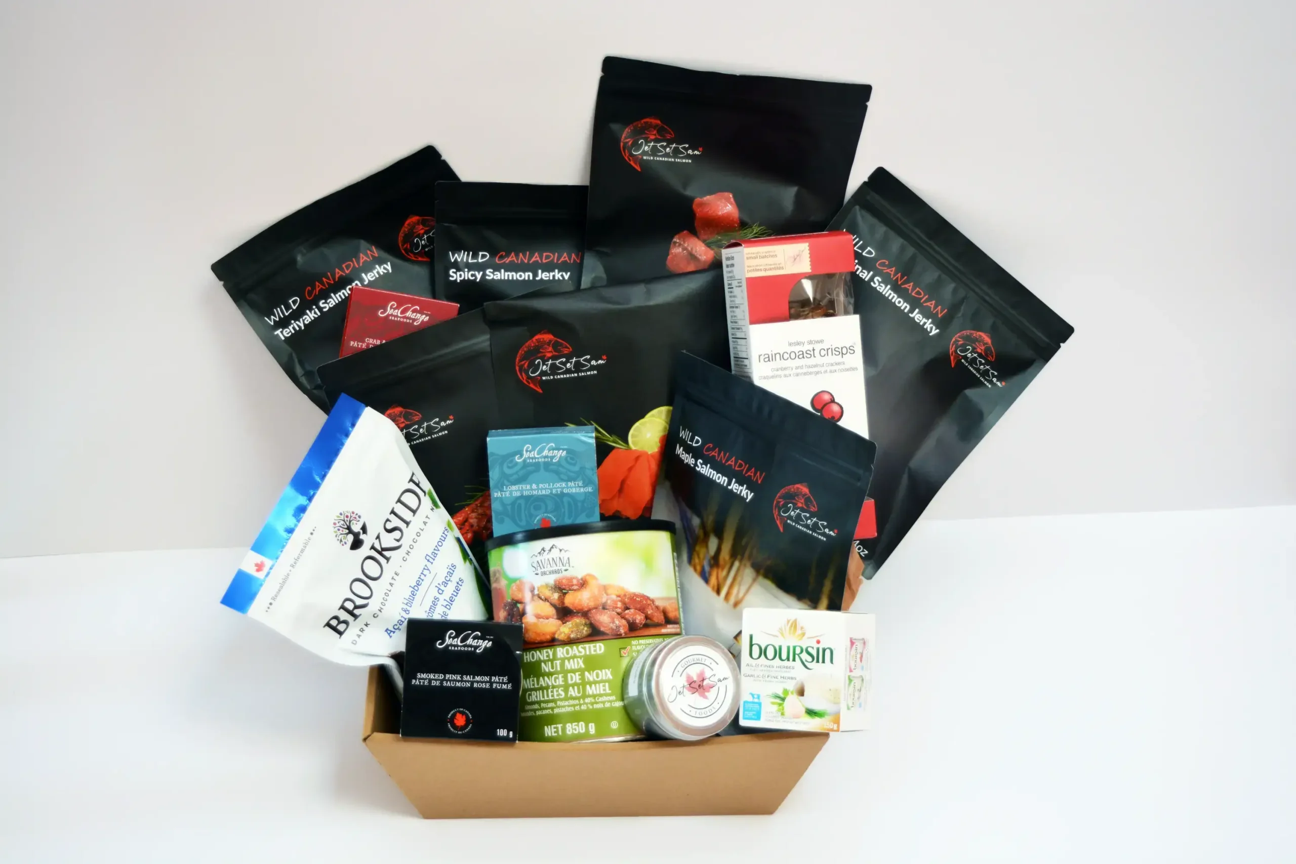 Great Canadian Coastal Feast Gourmet Gift Basket 1 salmon gift basket